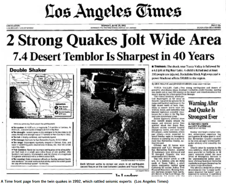 可怕的“双震”(doublet earthquakes)加剧了加州的地震风险;委内瑞拉的案例凸显了这种危险 1 image 387