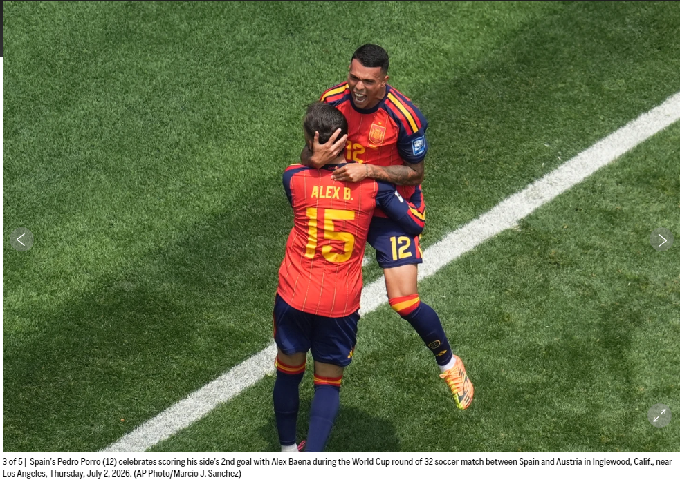 世界杯32强赛:西班牙3:0轻松淘汰奥地利晋级16强 2 image 21