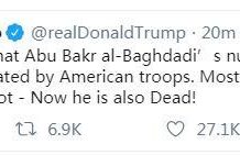 特朗普:巴格达迪的一号接班人也已被美军消灭