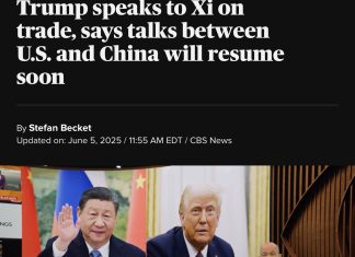 习近平同美国总统特朗普通电话