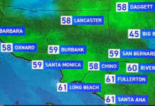 强风和严寒天气将袭击南加州