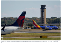 由于政府停摆,FAA将从周五开始每天削减数千个航班