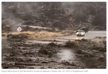 加州发布山洪和雷暴警报,预计强降雨将持续数日