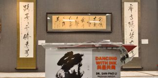 與墨共舞:李三寶教授書法作品巡展在洛僑中心成功舉辦