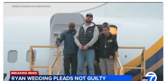 被指控为毒枭的前奥运单板滑雪运动员瑞安·韦丁在橙县联邦法院不认罪