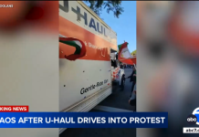 洛杉矶警方:一辆U-Haul卡车在反伊朗政权集会期间冲入人群