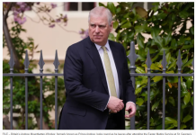 前王子安德鲁因涉嫌行为不端被捕后获释