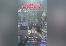 洛杉矶卫理公会教堂称,在食物分发活动中ICE逮捕了一名男子