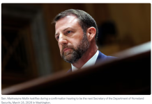 参议院确认马克韦恩·穆林参议员出任国土安全部部长