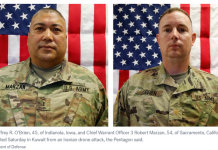 五角大楼确认在科威特阵亡的另外2名美军士兵身份