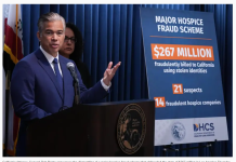 加州总检察长宣布破获2.67亿美元临终关怀欺诈案