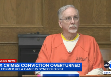 UCLA前妇科医生承认13项性犯罪,被改判11年监禁