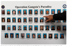 FBI“黑帮天堂行动”:40多名墨西哥黑手党帮派成员在南加州被捕