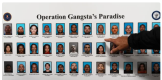 FBI“黑帮天堂行动”:40多名墨西哥黑手党帮派成员在南加州被捕