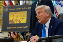 起价100万美元的特朗普“金卡”签证目前仅批准1人