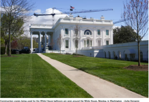 上诉法院允许白宫宴会厅所有工程复工