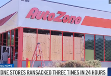 警方公布东洛杉矶 AutoZone 遭入室盗窃案中27名嫌疑人的影像