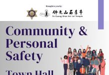 洛县警局在西来寺举办社区与个人安全市民大会 局长卢纳回应社区问题 提高防诈骗意识刻不容缓