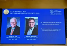 2名美国经济学家获诺贝尔经济学纪念奖